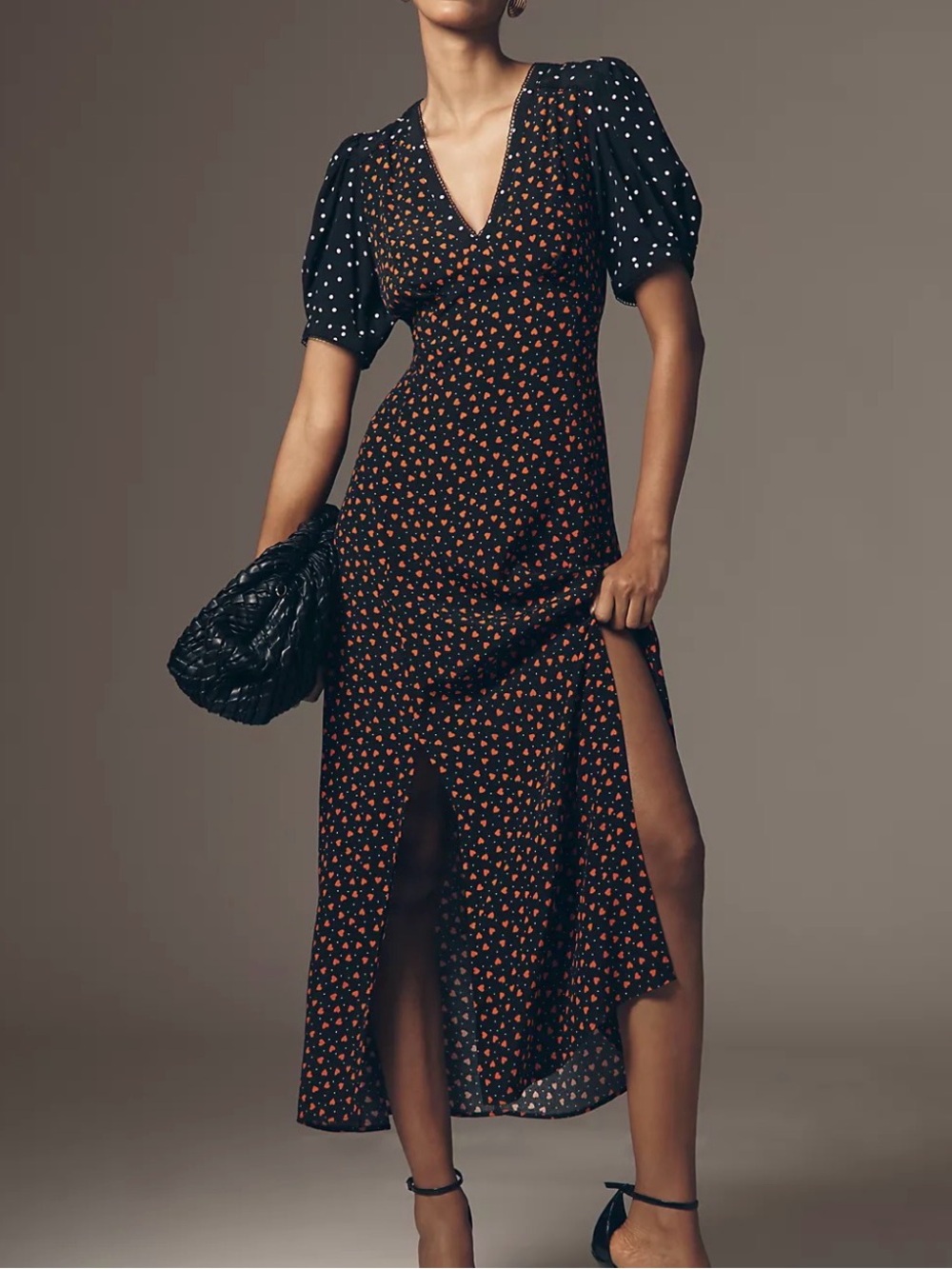 NWT Anthropologie Maeve V-Neck A-Line Maxi Dress